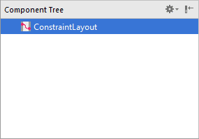 A LinearLayout converted to a ConstraintLayout