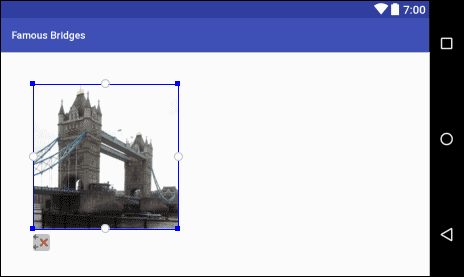 A Layout with an ImageView