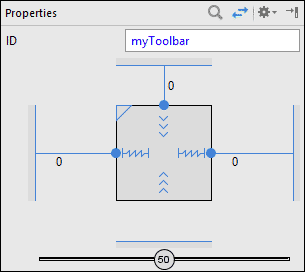 Constraints added to a Toolbar